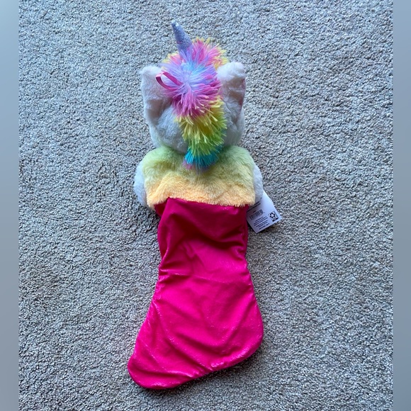 Holiday Time Musical Plush Animated Unicorn Christmas Stocking New! - Picture 3 of 12